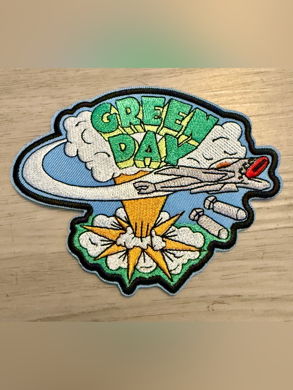 Brand New GREEN DAY DOOKIE Album iron-on patch 90s Punk Rock Band Music
